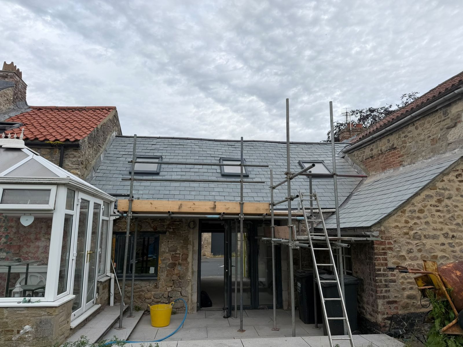 Extension under construction