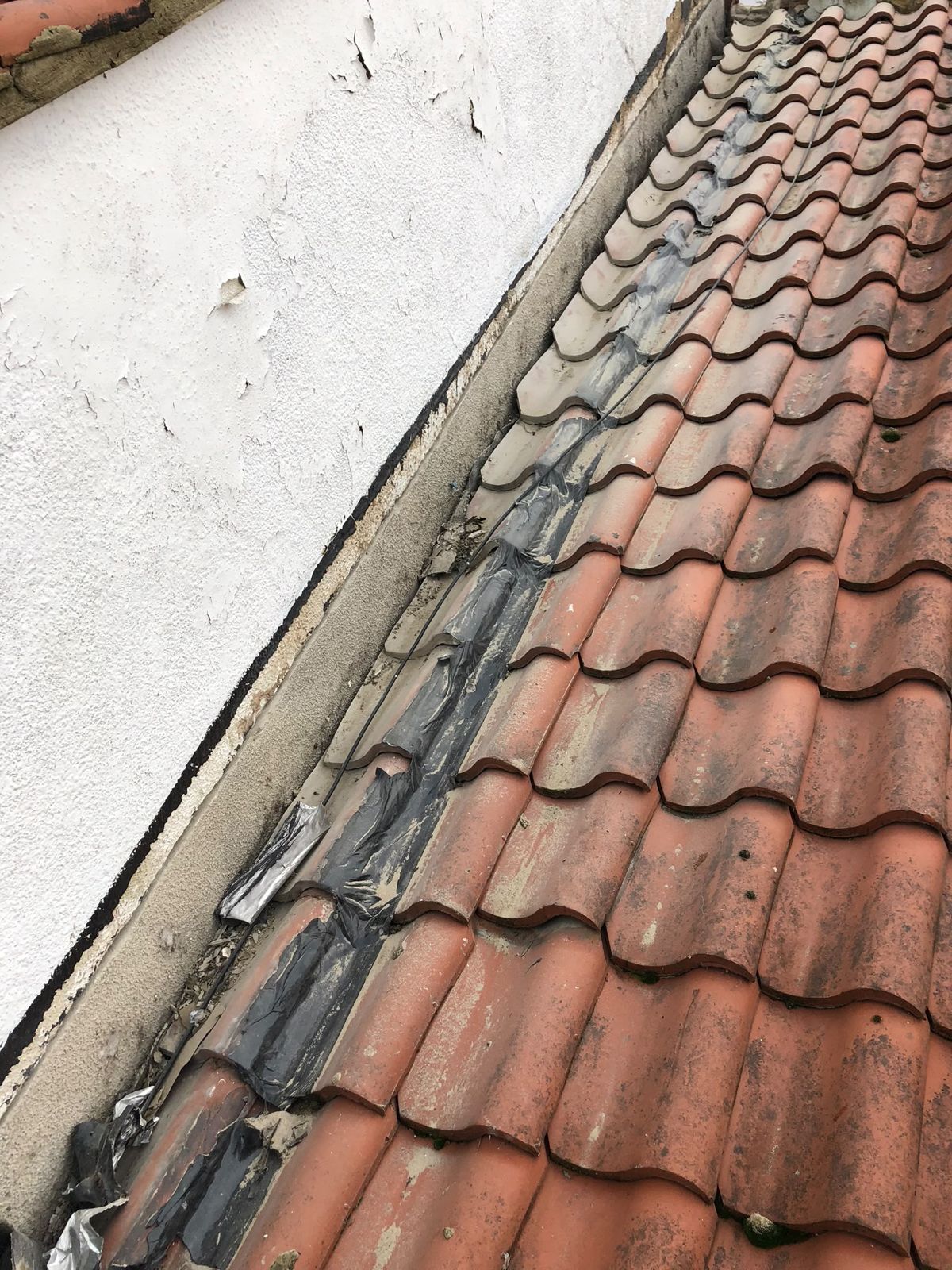 Leadwork and ridge tiles
